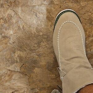 Stylish Beige Ankle Boots